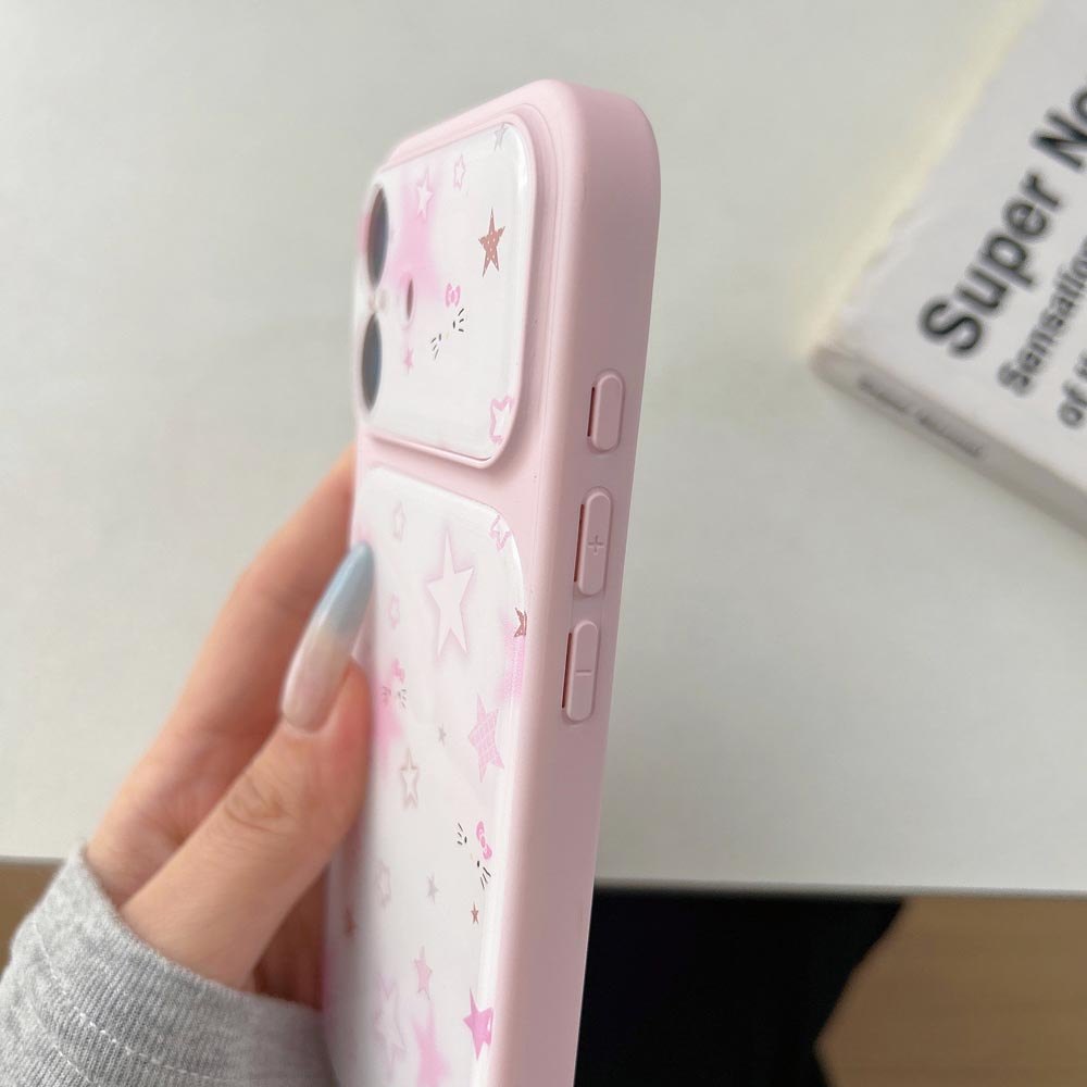 Ốp Lưng Cứng Tương Thích Với iPhone 13 14 14Pro 14ProMax 15 15Pro 15ProMax 16 16Pro 16ProMax 17 17Pro 17ProMax Ốp Họa Tiết Ngôi Sao