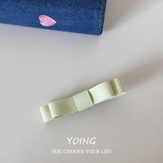 Yoing / Phong Cách Mới Phong Cách Hàn Quốc Màu Nơ Tóc Nữ Đầu Lưng Nửa Tie Tóc Mỏ Vịt Kẹp Tính Khí Cao Đuôi Ngựa Kẹp