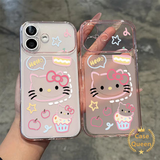 Ốp điện thoại mềm hình mèo Kitty hoạt hình dễ thương Tương thích cho IPhone 17 16 15 12 14 13 11 Pro Max Air 15 14 16 Plus Vỏ điện thoại mềm mờ bảo vệ siêu mỏng