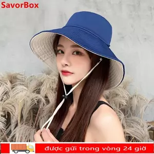 Mũ đi biển SAVORBOX Nam nữ Mũ Panama Chống tia cực tím Có thể gập lại Mũ ngư dân