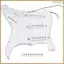 Đàn Guitar Điện SSS Cuộn Dây Đơn Có Dây Pickguard Scratch Plate 11 Lỗ 3Ply Cho Đàn Guitar SQ