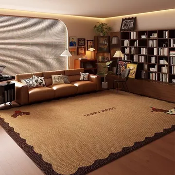 Thảm cửa vào (Thảm & Thảm) Thảm trải sàn phòng ngủ Thảm phòng khách Chống bụi bẩn Phòng ngủ đơn giản cao cấp Thảm hiện đại dày hình học nhẹ Thảm trải bàn cà phê sang trọng Chăn đầu giường 05 / 6 PD05 