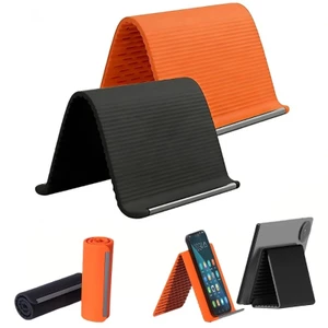Linh Hoạt Gấp Giá Đỡ Điện Thoại Sáng Tạo Có Thể Gập Lại Để Bàn Đứng Silicon Chống Trượt Chống Rơi Lười Giá Đỡ Điện Thoại Máy Tính Bảng Laptop