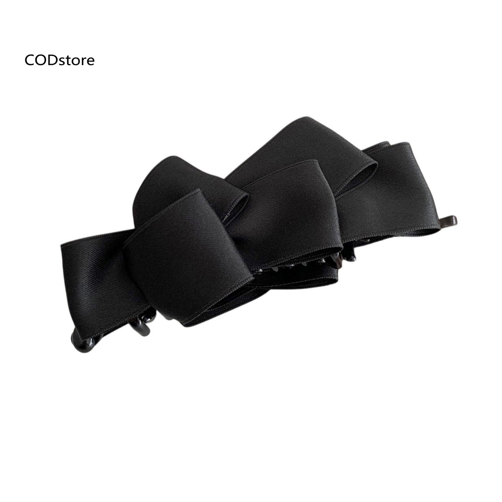 KDCOD * Kẹp Móng Vuốt Tóc Satin Hàn Quốc Kẹp Tóc Nữ Chống Trơn Trượt Móng Vuốt Tóc Chắc Chắn Với Thiết Kế Nơ 3d Kết Cấu Satin Đuôi Ngựa Giá Đỡ Đa Năng Cho An Toàn Cho Đông Nam