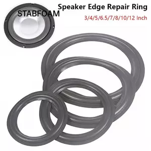 STABFOAM Vòng sửa chữa cạnh loa siêu trầm, cao su, bọt, bền, nhiều kích cỡ 3-12 inch, phụ kiện thay thế