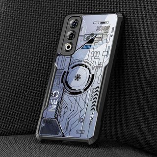 Ốp Điện Thoại Acrylic Cho Nubia Neo 5 Pro 5 3 2 1 4G 5G Ốp Lưng Nubia Neo 3 5 GT Với Họa Tiết Sang Trọng Khung Đen Siêu Mỏng Cứng Chống Trầy Xước Vỏ Bảo Vệ H01-05