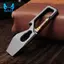 Móc khóa đa chức năng Thanh Pry Bar Hợp kim titan Crowbar Công cụ phân phối mở di động Dụng cụ mở nắp chai