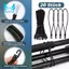 Dây Bungee có móc, Gói 20 Dụng cụ mở rộng có móc, 25 cm, Bộ căng đa chức năng, cho lều, lưới, cắm trại