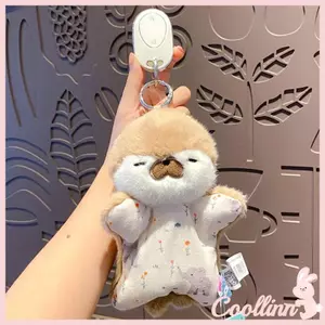 COO Đáng Yêu Cói Móc Khóa Miếng Lót Cổ Tay Đồ Chơi Giảm Căng Thẳng Sợi Polyester Mềm Bóp Gối Cho Văn Phòng Du Lịch Tại Nhà