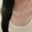 Tính khí cổ điển chó con cười vàng ngọt ngào cá tính đa năng vòng cổ nữ