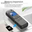 Guansfs Máy ảnh cơ thể guansfs 1080P có chức năng ghi âm thanh và video Máy quay phim mini gắn trên người Ống kính xoay 180° Đèn LED lấp đầy loa Kẹp từ phía sau để thực thi pháp luật Giao hàng du lịch cá nhân