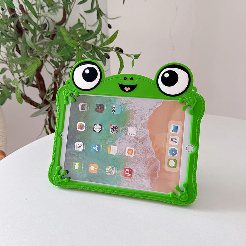Ốp Silicon Mềm Cho iPad 11 A16 10.2 5 6 7 8 9th 10th Gen Air Air2 Pro 9.7 Air4 Air5 10.9 Pro 11 Air 11 Mini 1 2 3 4 5 6 7 360° Nắp đứng có thể gập lại xoay