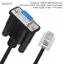 Guansfs Guansfs Yoidesu RS232 DB9Pin Nữ đến RJ11 RJ12 Cáp Nối Tiếp Bảng Điều Khiển cho Ổ Đĩa Bước Thiết Bị với Hoàn Toàn Bảo Vệ Vỏ Kim Loại Đầu Nối 6ft