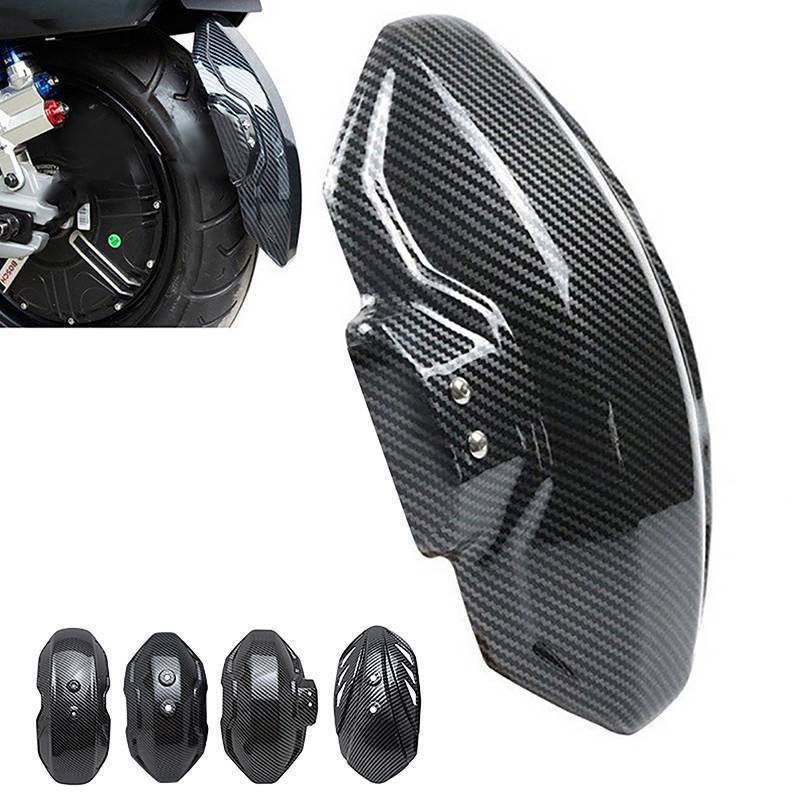 Newsmallbrains Xe Máy Chắn Bùn Kết Cấu Sợi Carbon Chắn Bùn Xe Điện Chắn Bùn Đa Năng Sợi Carbon NSB