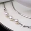 Ánh sáng sang trọng Baroque giả ngọc trai mở rộng chuỗi vòng cổ đa năng Khóa đôi ngọc trai tự làm Chuỗi mở rộng phù hợp với trang sức đa năng cao cấp Mô-đun DIY có thể được sử dụng làm vòng cổ Vòng đeo tay Dây xích thắt lưng Dây chuyền kính Chuỗi túi chuỗ