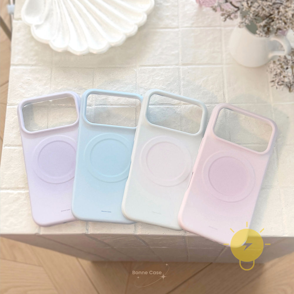 Phone Case For iPhone 17 Pro Max 16 15 14 13 TPU Magnetic Smudge Soft Aesthetic Korean Cute