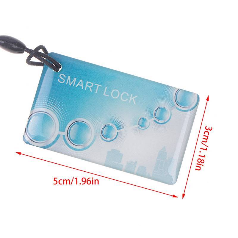 Newsmallbrains 10 Chiếc 13.56Mhz IC Card Tuya TTlo BLE Điện Tử Cửa Thông Minh Lo Card Kỹ Thuật Số Thông Minh Vân Tay Los Unlo Thẻ RFID Nhỏ NSB