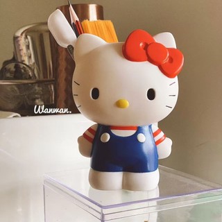 Hộp Đựng Bút HelloKitty Sanrio Văn Phòng Phẩm Giai Điệu Bàn Chải Trang Điểm Ống Để Bàn Lưu Trữ Đồ Trang Trí pxa6