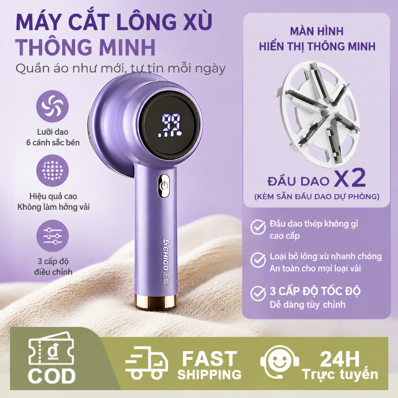 Máy cắt lông xù quần áo 6 lưỡi, máy cắt lông xù tốc độ cao làm sạch áo quần nhanh chóng