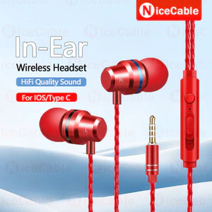 Tai nghe có dây trong tai Chất lượng âm thanh HiFi Giảm tiếng ồn Âm thanh nổi Tương thích rộng rãi với tai nghe có dây 3,5mm / loại C cho điện thoại Máy tính bảng
