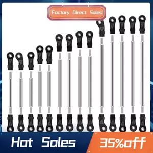 14 Chiếc Thép Không Gỉ Liên Kết Liên Kết Thanh Kéo Bộ Chưa Lắp Ráp Cho 1 / 10 RC Xe Bánh Xích TRX6 Nâng Cấp Phần