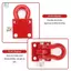 1 Cặp Móc Xe Kéo Tỉ Lệ 1: 10 Cho Xe Bánh Xích RC -10 Xe Tải