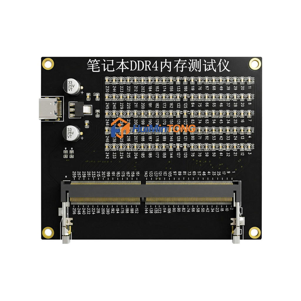 Thẻ kiểm tra RAM DDR4 Laptop chạy bằng USB, Công cụ kiểm tra chẩn đoán mạch nhớ LED cho máy tính xách tay SODIMM DDR4