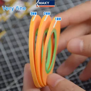 MAKY DIY Đặc Biệt Masking Model Tape Siêu Mỏng Và Linh Hoạt Cho Tranh 5 Kích Thước Tùy Chọn Cho Sở Thích Bộ Dụng Cụ Mô Hình VN