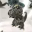 Bộ 5 Godzilla King of Monsters Đồ chơi trẻ em Búp bê Quái vật khủng long Phiên bản Q Đồ chơi trang trí bánh