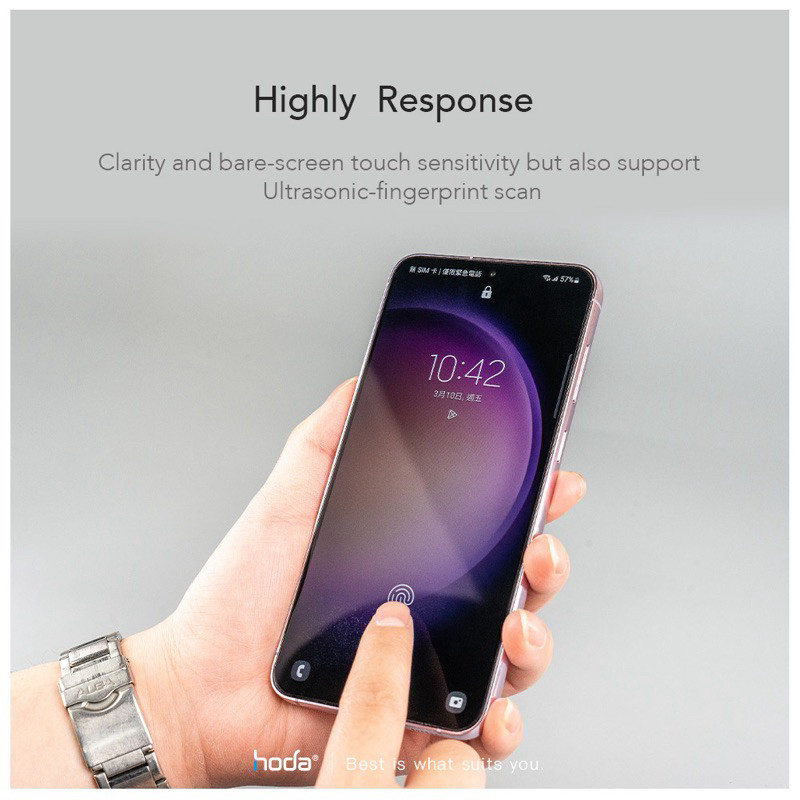 [Chính Hãng] Kính Cường Lực HODA Anti-Reflection Chống Chói Vân Tay Nhạy Samsung S24 Ultra / S25 Ultra / S26 Ultra Mượt