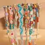 Dây Thắt Lưng Thời Trang Bohemian Dệt Tay Nhiều Màu Sắc Vỏ Hoa Đính Hạt