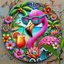 CIFbuy Vintage Flamingo Kim Loại Ký Retro Tín Poster Nghệ Thuật Treo Tường Trang Trí Cho Nhà Bếp Thanh