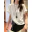 Fashionable oversized pink short-sleeve t-shirt for women with Hong Kong-inspired design