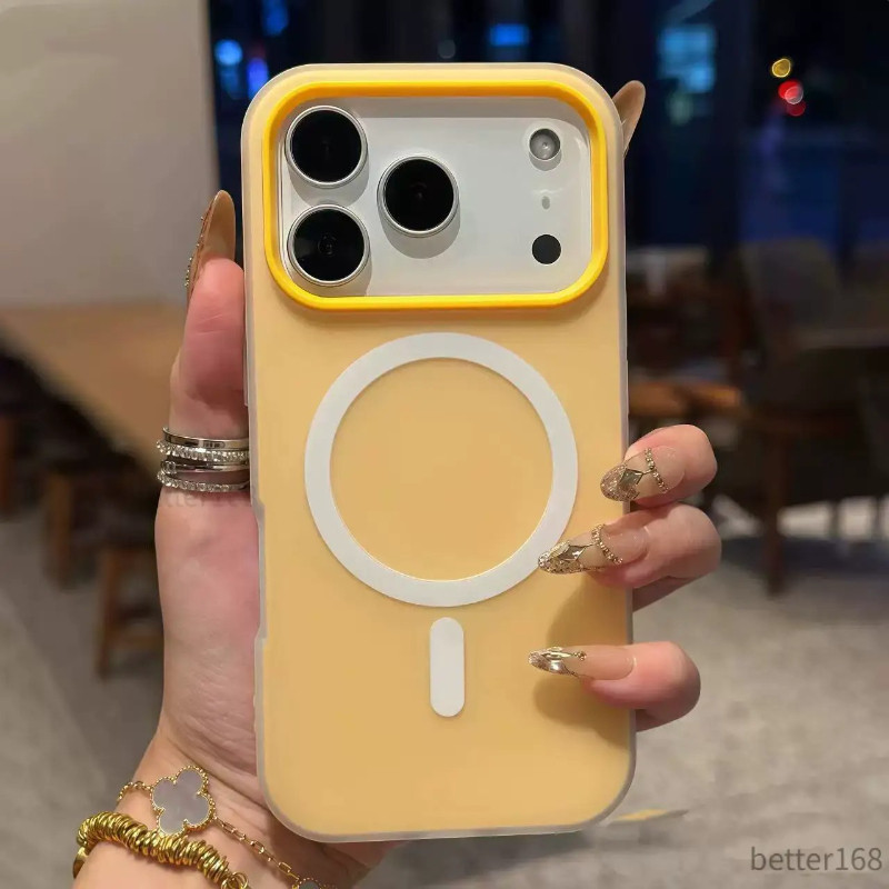Ốp Lưng Từ Tính Cho IPhone 16 15 14 Pro Max Nhiều Màu Chống Sốc Bảo Vệ Camera Thời Trang Cao Cấp