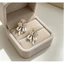 Thời trang bông tai nữ với hoa nơ kim cương dát zircon, tinh tế và đa năng