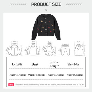 Áo khoác cardigan dệt kim thêu nơ hình cún con, kiểu dáng thời trang nhẹ nhàng, ngắn tay, đa năng dành cho nữ.