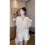 Suit năm 2026 dành cho nữ mùa hè, áo sơ mi trắng cao cấp, quần short thanh lịch.