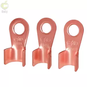 ROLY 10 Cái / gói Bộ Đầu Nối Cáp OT, OT Loại 10A-80A OT Dây Mũi Thiết Bị Đầu Cuối Uốn, Bền 1.5-16mm2 Lỗ Bu Lông Đồng OT Lugs Vòng Uốn Phụ Kiện Điện
