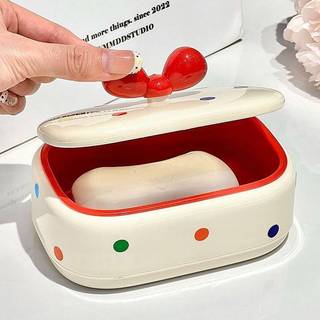 [FSBAKE] Hộp đựng xà phòng thanh du lịch, Đồ vệ sinh cỡ du lịch di động Thiết yếu, Đĩa xà phòng chống rò rỉ có nắp & lớp thoát nước KCB