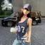 Tweeduj Áo Vest Croptop Hở Vai Phong Cách INS, Thích Hợp Cho Mùa Hè