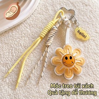Túi Xách & Balô Da PU Charm Daisy Dễ Thương - Quà Tặng Sang Trọng