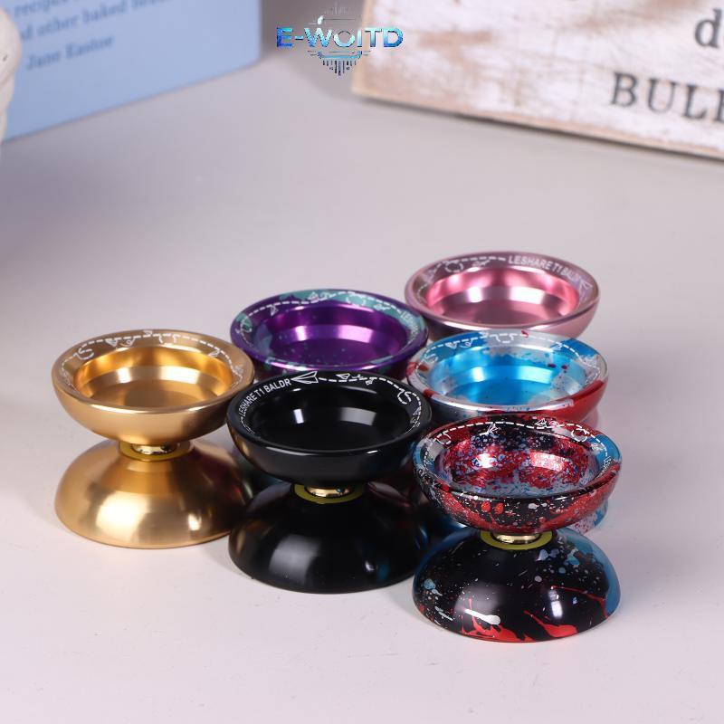 E-WOITD Trẻ Em Người Mới Bắt Đầu Hợp Kim Chuyên Nghiệp Yoyo Ballpetitive Yoyoball Người Lớn Trẻ Em Yoyoyoball Với 5 Dây E-WOITD