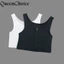 Dây Kéo Corset Mỏng Thoáng Khí Phong Cách Tomboy