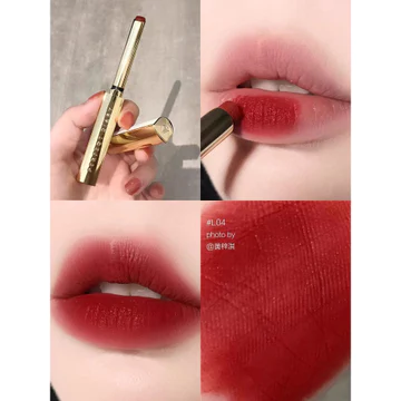 Nhật Ký Hoàn Hảo Đá Thô Nhỏ Stiletto Son Môi L01 Nhung Matte Son Môi Đào Đậu Dán L02 Hoa Hồng Da Cừu