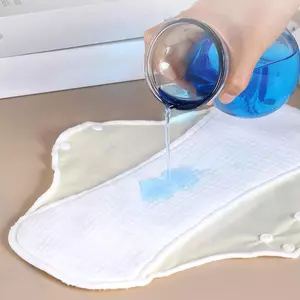 Miếng Lót Kinh Nguyệt Cho Nữ Thoáng Khí Chống Rò Rỉ Vải Cotton Có Thể Tái Sử Dụng Miếng Lót Vệ Sinh Để Chăm Sóc Sau Sinh Người Cao Tuổi jiwvn