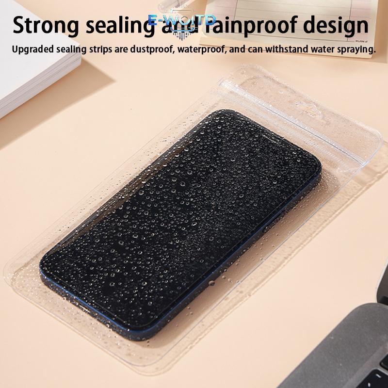 E-WOITD Đa Năng 7 Inch Trong Suốt Chống Thấm Nước Túi Điện Thoại Màn Hình Cảm Ứng Cho Hồ Bơi Đi Biển Ngoài Trời Sử Dụng E-WOITD