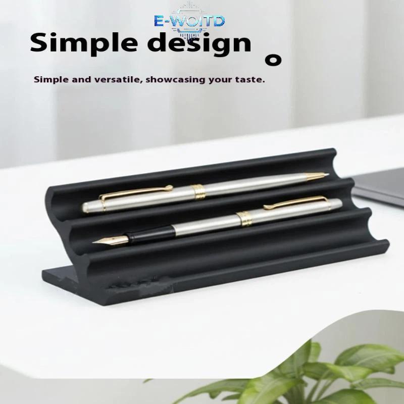 E-WOITD Bút Hiện Đại Tối Giản Ins Phong Cách Bút Đứng 3D In Văn Phòng Để Bàn Sắp Xếp E-WOITD