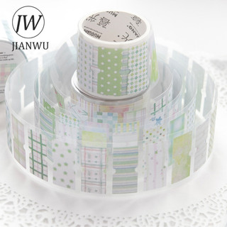 JIANWU Cure Sweetheart Series Vintage Nhiều Màu Sắc Chấm Lưng Phong Cảnh Chất Liệu Cắt Băng Sáng Tạo DIY Tạp Chí Văn Phòng Phẩm