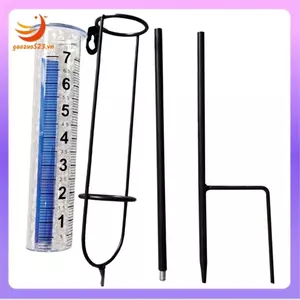 Đồng hồ đo mưa, Đồng hồ đo mưa chống đông lạnh 7 inch ngoài trời, số trong suốt lớn và chiều cao có thể điều chỉnh cho sân vườn, bãi cỏ và trang trại