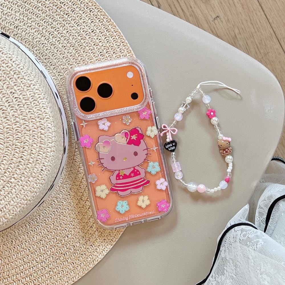 Ốp lưng cứng trong suốt Tương thích với iPhone 13 14 14Pro 14ProMax 15 15Pro 15ProMax 16 16Pro 16ProMax 17 17Pro 17ProMax Ốp họa tiết mùa hè